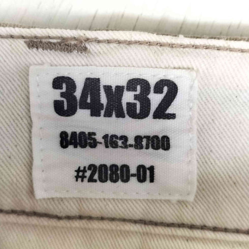 キャブクロージング cab clothing 60S復刻 ジップフライ アーミー チノ テーパード パンツ メンズ 34/32