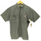 ベンデイビス BEN DAVIS USA製 ヒッコリーストライプ ハーフジップ S/S プルオーバーシャツ メンズ import:M