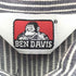 ベンデイビス BEN DAVIS USA製 ヒッコリーストライプ ハーフジップ S/S プルオーバーシャツ メンズ import:M