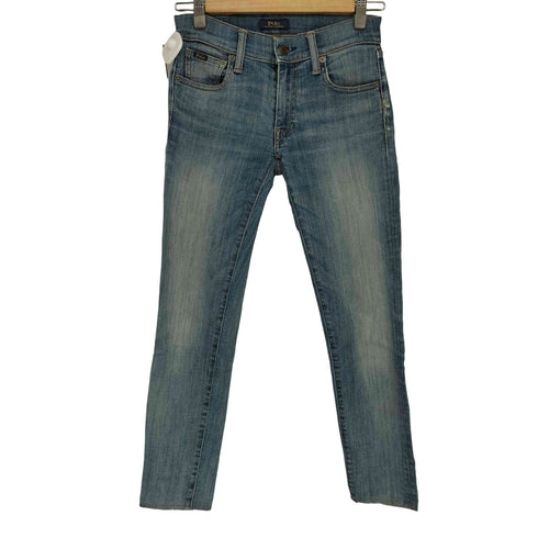 ポロラルフローレン POLO RALPH LAUREN ジップフライ スキニー デニム パンツ レディース