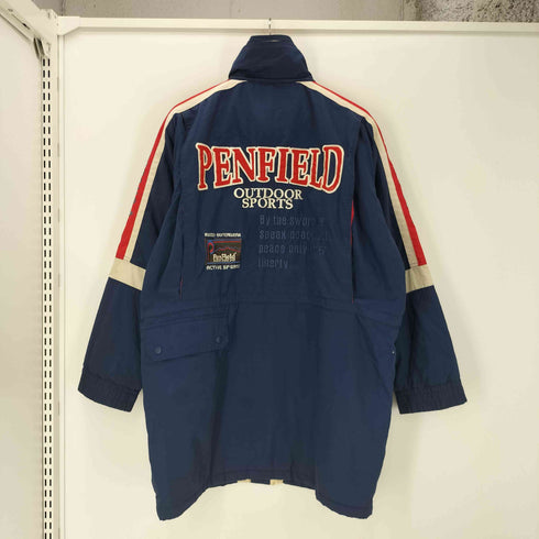 90S アウトドア ナイロン マルチポケット バッグ ロゴ ジャケット メンズ import:L