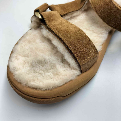 テバ Teva スウェードレザー ハリケーンシェアリング ボア サンダル レディース M8