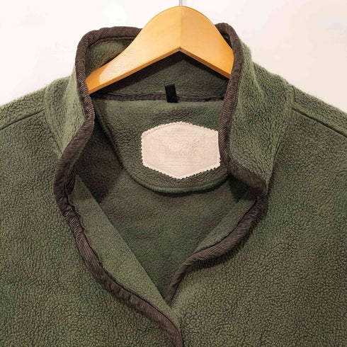ウールリッチ WOOLRICH 90s USA製 花 刺繍 コンチョボタン フリース ジャケット レディース import:S