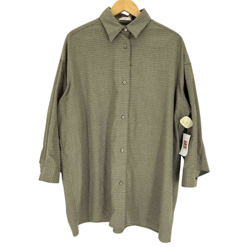 クラネ CLANE GUNCLUB CHECK BACKFRILL SHIRT ガンクラブチェックバックフリルシャツ レディース JPN:2
