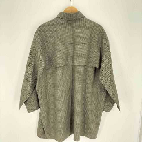 クラネ CLANE GUNCLUB CHECK BACKFRILL SHIRT ガンクラブチェックバックフリルシャツ レディース JPN:2