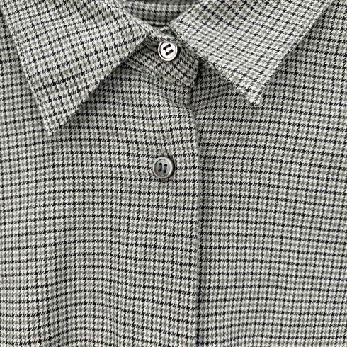 クラネ CLANE GUNCLUB CHECK BACKFRILL SHIRT ガンクラブチェックバックフリルシャツ レディース JPN:2