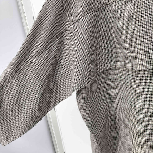 クラネ CLANE GUNCLUB CHECK BACKFRILL SHIRT ガンクラブチェックバックフリルシャツ レディース JPN:2