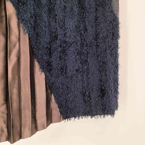 カラー kolor 16AW 本人期 異素材切替 マルチカラー パネル プリーツ ロングスカート レディース JPN:1