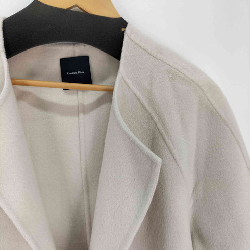 メーカーズシャツカマクラ Makers Shirt 鎌倉 ノーカラーロングコート レディース FREE
