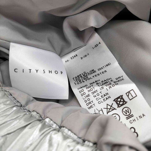 シティショップ CITYSHOP METALLIC TIERED SKIRT レディース JPN:38