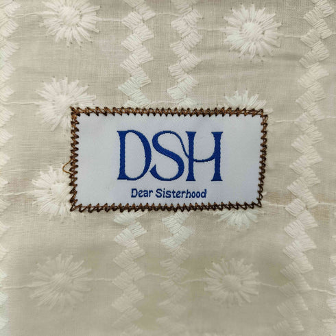 DSH Dear Sisterhood 花柄 フリル パフスリーブ シャツ レディース