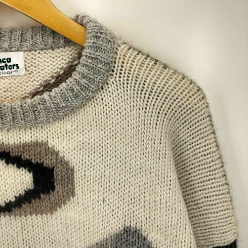 INCA SWEATERS ペルー製 ハンドメイド ローゲージ アルパカニット メンズ