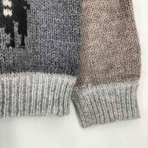 INCA SWEATERS ペルー製 ハンドメイド ローゲージ アルパカニット メンズ