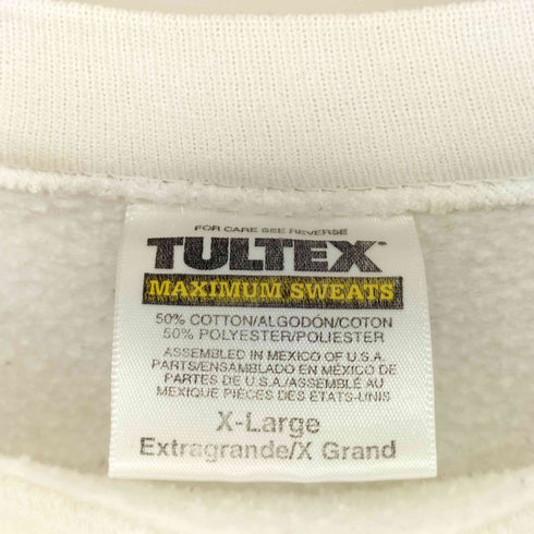 タルテックス TULTEX 90S REDMENプリント クルーネックスウェット メンズ import:XL
