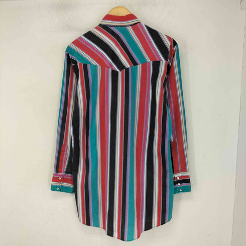RANCHWEAR マルチストライプ柄 L/S ウエスタンシャツ メンズ 15 1/2