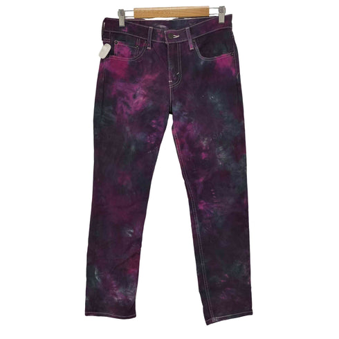 リーバイス Levis ボタン裏3411 511タイダイ染めジップフライデニムパンツ メンズ W29L30