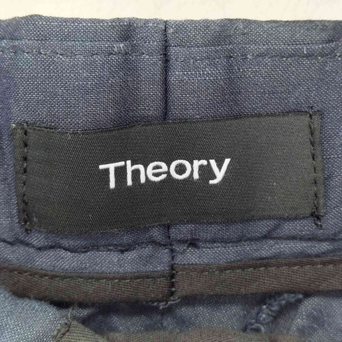 セオリー theory リネン混 ストレッチ スラックスパンツ メンズ 32