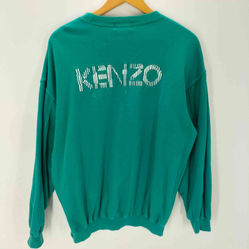 ケンゾーゴルフ KENZO GOLF 80~90s OLD 初期 タグ 両面 ロゴ 刺繍 スウェット トレーナー メンズ JPN:4