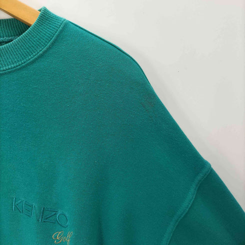 ケンゾーゴルフ KENZO GOLF 80~90s OLD 初期 タグ 両面 ロゴ 刺繍 スウェット トレーナー メンズ JPN:4