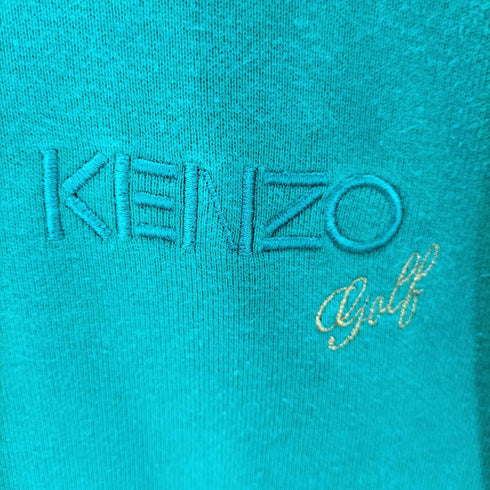 ケンゾーゴルフ KENZO GOLF 80~90s OLD 初期 タグ 両面 ロゴ 刺繍 スウェット トレーナー メンズ JPN:4