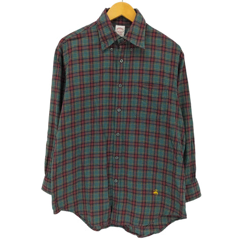 ブルックスブラザーズ BROOKS BROTHERS 日本製 ボタンダウンコットンチェックシャツ メンズ JPN:S