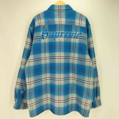 シュプリーム Supreme 23AW Lined Flannel Snap Shirt ラインドフランネルスナップシャツ メンズ import:XXL