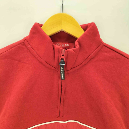 ゲス GUESS Los Angeles MITSU HALF ZIP MOCK ハーフジップ スウェット トレーナー メンズ import:L