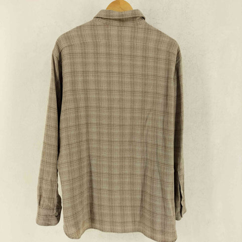ナナミカ nanamica Regular Collar Wool Plaid Shirt レギュラー カラー ウール プラッド シャツ メンズ L