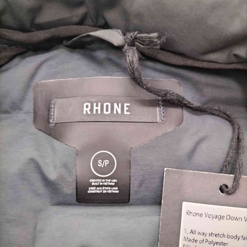 RHONE 25AW VOYAGE DOWN VEST ローン ボヤージュ ダウン ベスト ブラック メンズ import:S