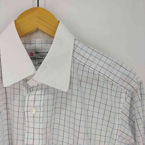 ターンブルアンドアッサー Turnbull & Asser 日本製 コットン チェック ドレスシャツ メンズ 41-88