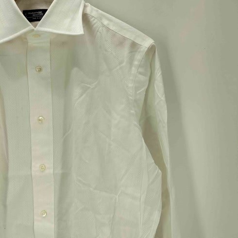 メーカーズシャツカマクラ Makers Shirt 鎌倉 ストライプ ワイドカラー ドレス シャツ メンズ 153/4