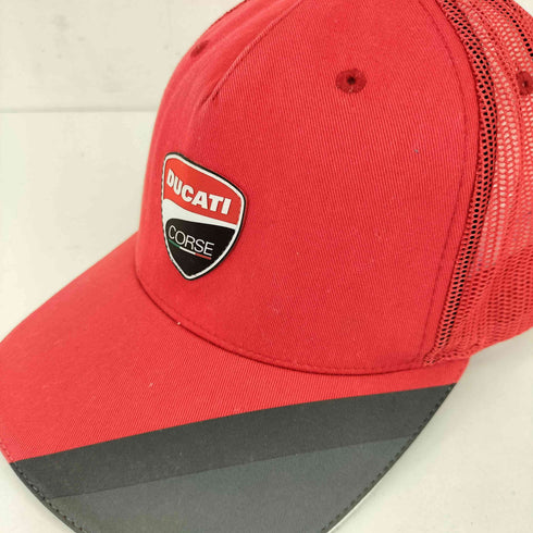 DUCATI チームロゴパッチ メッシュキャップ メンズ