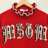 エムエスジーエム MSGM オールドイングリッシュ ロゴ フリル ニット レディース import:XS