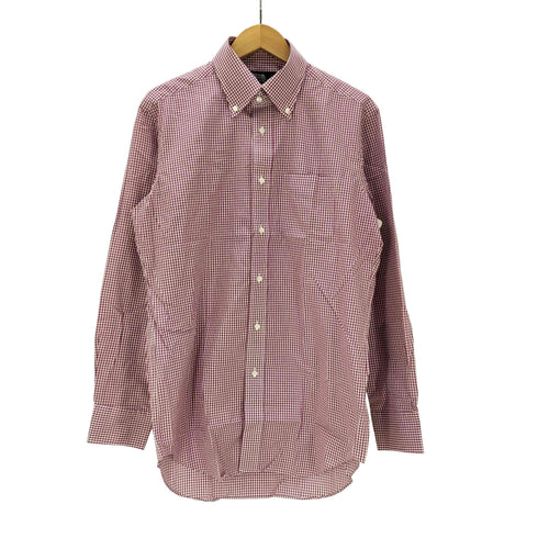 メーカーズシャツカマクラ Makers Shirt 鎌倉 ボタンダウン ギンガムチェック ドレス シャツ メンズ 15 3/4
