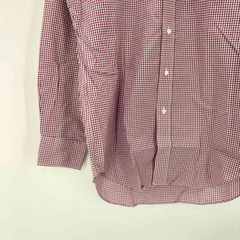 メーカーズシャツカマクラ Makers Shirt 鎌倉 ボタンダウン ギンガムチェック ドレス シャツ メンズ 15 3/4