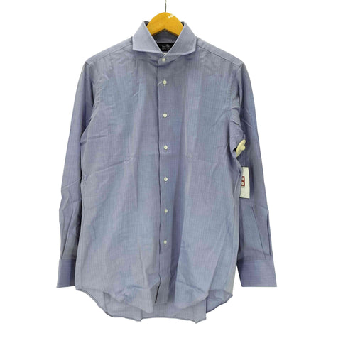 メーカーズシャツカマクラ Makers Shirt 鎌倉 ヘリンボーン ストライプ ワイドカラー ドレス シャツ メンズ 15 3/4