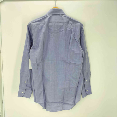 メーカーズシャツカマクラ Makers Shirt 鎌倉 ヘリンボーン ストライプ ワイドカラー ドレス シャツ メンズ 15 3/4