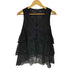 MB LUCAS cachette MB ルーカスカシェット レーヨン混 レース ティアード ノースリーブ シャツ レディース 02