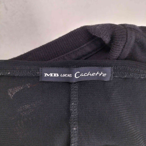 MB LUCAS cachette MB ルーカスカシェット レーヨン混 レース ティアード ノースリーブ シャツ レディース 02