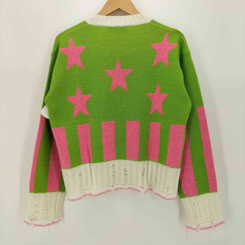 エムエスジーエム MSGM Distressed Star Sweater スターモチーフ ダメージ セーター レディース import:XS