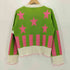 エムエスジーエム MSGM Distressed Star Sweater スターモチーフ ダメージ セーター レディース import:XS