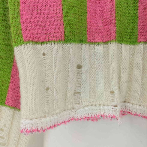 エムエスジーエム MSGM Distressed Star Sweater スターモチーフ ダメージ セーター レディース import:XS