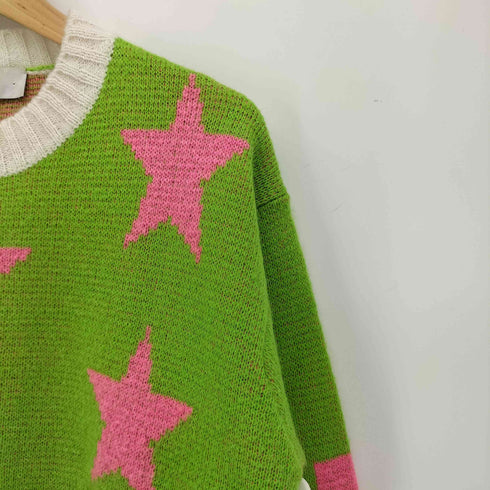 エムエスジーエム MSGM Distressed Star Sweater スターモチーフ ダメージ セーター レディース import:XS