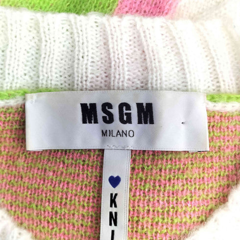 エムエスジーエム MSGM Distressed Star Sweater スターモチーフ ダメージ セーター レディース import:XS