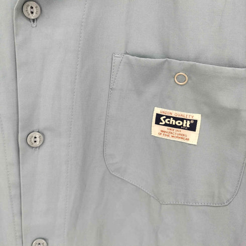 ショット Schott TC WORK S/S SHIRT メンズ import:L