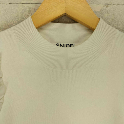 スナイデル snidel パフスリニットプルオーバー レディース ONE