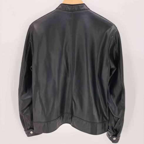コンファーム CONFIRM フェイクレザー シングル ライダースジャケット メンズ import:M