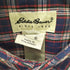 エディーバウアー Eddie Bauer 00S OLD 白タグ フランネル チェック シャツ メンズ import:L