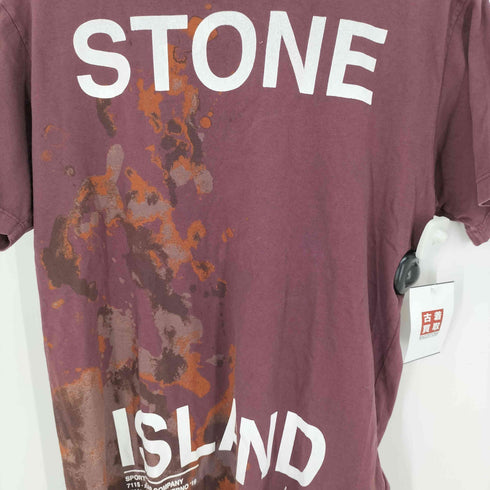 ストーンアイランド STONE ISLAND グラフィックプリント ラウンドネック 半袖Tシャツ メンズ import:L