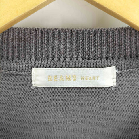ビームスハート BEAMS HEART フロントレース ニットカーディガン レディース ONE SIZE